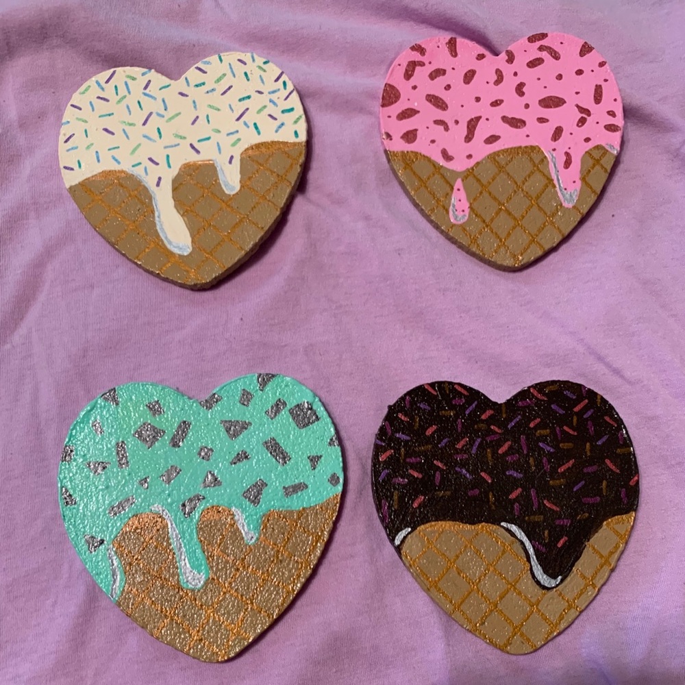 Ice Cream Coasters